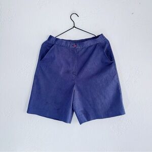 90s Vintage Navy Blue Shorts USA Size 8